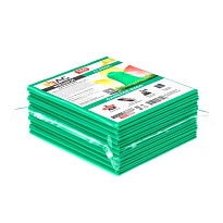 Мешки для мусора 160 л, зеленые, в пачке 10 шт., ПВД, 40 мкм, 900х1100 мм, i-Bag в Бердске