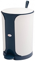 Контейнер для мусора Sтилъ с педалью 11 л синий 11 синий в Бердске