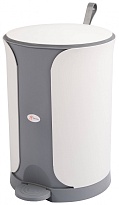 Контейнер для мусора Sтилъ с педалью 18 л серый 18 серый в Бердске