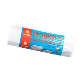 Мешки для мусора 120 л, белые, рулон 10 шт., ПНД, 12 мкм, 1100х690 мм, Эконом, МЭ2622 (МНЭ 120-10б)