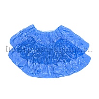 Бахилы голубые 2000 шт (1000 пар), 16 мкм, однослойные, с одной резинкой, Эконом в Бердске