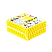 Мешки для мусора 160 л, желтые, в пачке 10 шт., ПВД, 40 мкм, 900х1100 мм, i-Bag