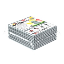Мешки для мусора 160 л, светло-серые, в пачке 10 шт., ПВД, 40 мкм, 900х1100 мм, i-Bag в Бердске